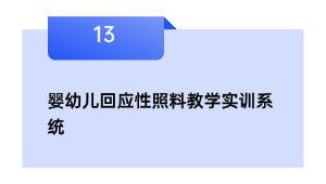 婴幼儿回应性照料教学实训系统