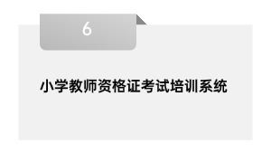小学教师资格证考试培训系统